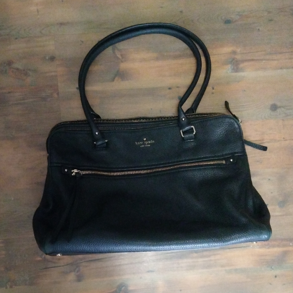 Kate Spade Black Leather Shoulder Bag